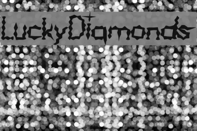 LuckyDiamonds Font examples