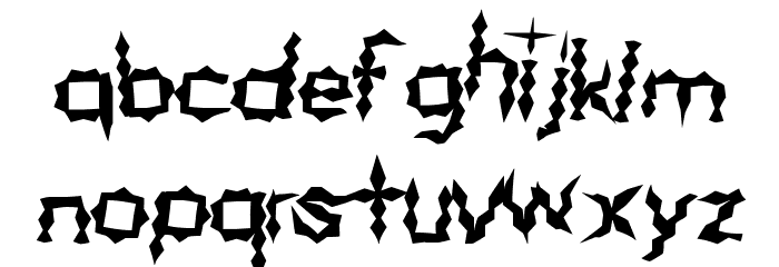 LuckyDiamonds Font LOWERCASE