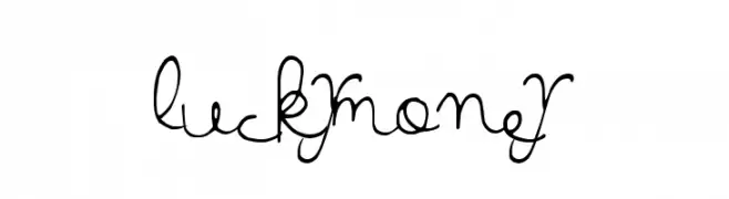 LuckyMoney  font caratteri gratis