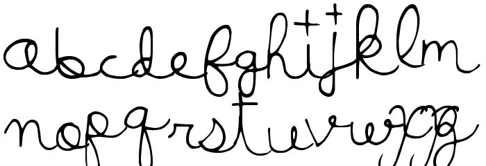 LuckyMoney Font LOWERCASE