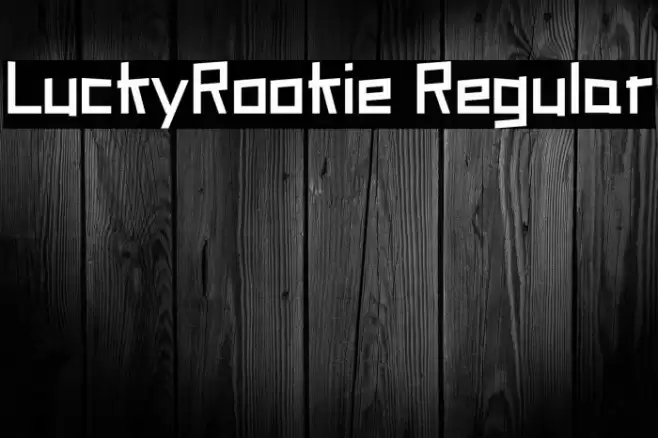 LuckyRookie Regular Font examples