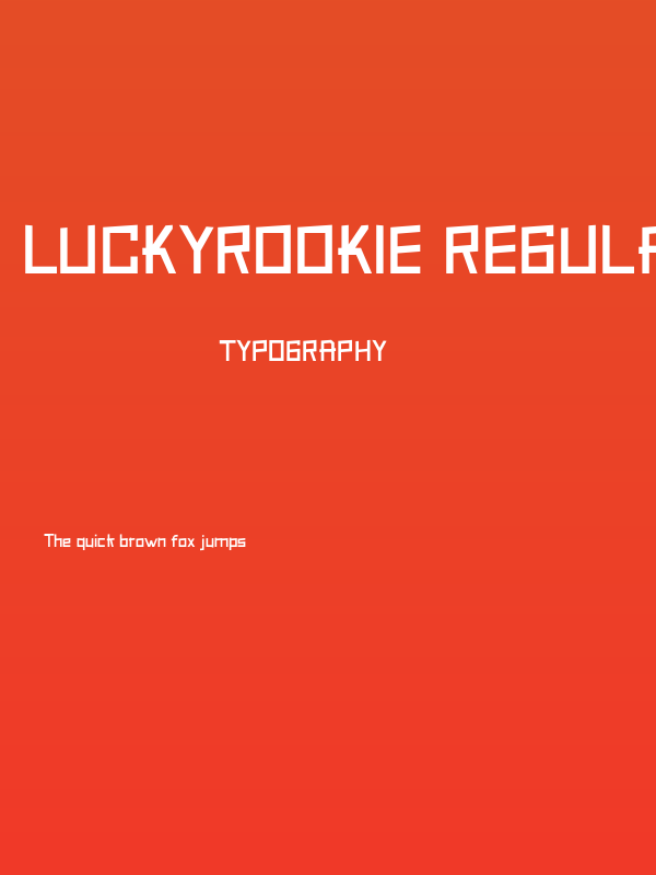 LuckyRookie Regular Poster