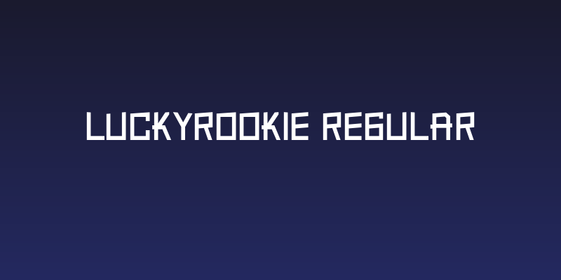 LuckyRookie Regular Social Header