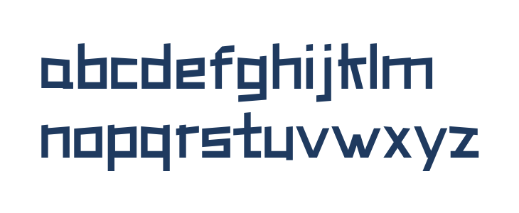 LuckyRookie Regular Lowercase