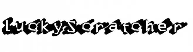 LuckyScratcher  font caratteri gratis