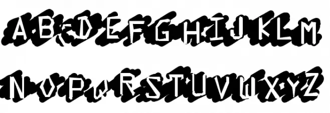 LuckyScratcher Font Litere mari