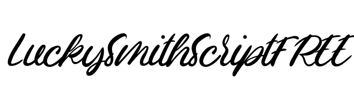 LuckySmithScriptFREE  Скачать бесплатные шрифты