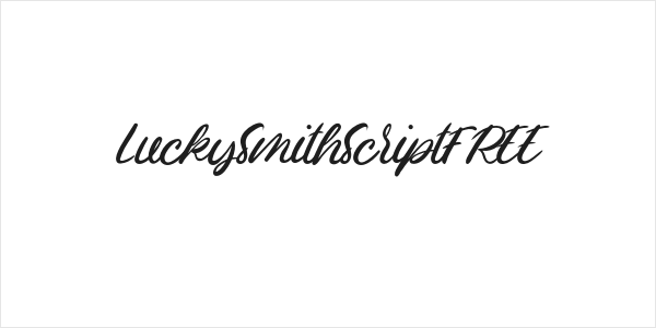 LuckySmithScriptFREE Logo