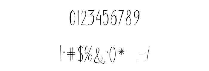 LuckySpark-Regular Font OTHER CHARS