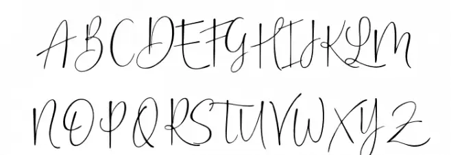 LuckySpark-Regular Font UPPERCASE