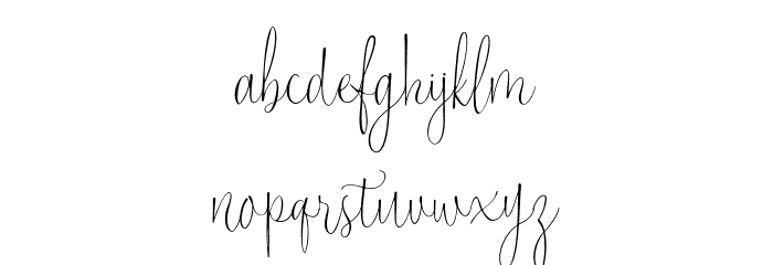 LuckySpark-Regular Font LOWERCASE