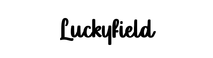 Luckyfield  Frei Schriftart Herunterladen