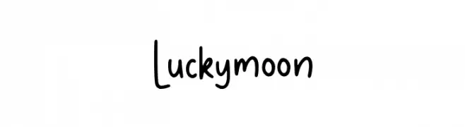 Luckymoon  les polices de caractères gratuit tlcharger