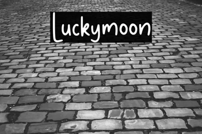 Luckymoon Font examples