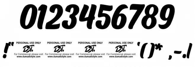 Luckystar Font OTHER CHARS