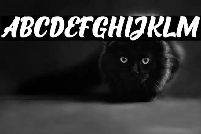 Luckystar Font examples