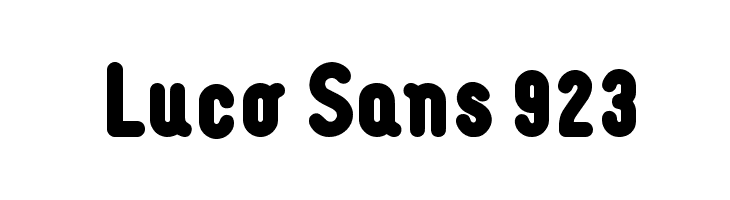 Luco Sans 923 Font