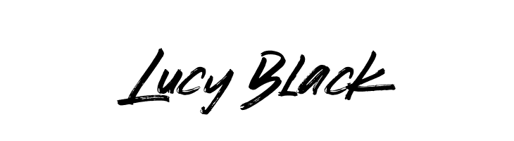 Lucy Black  フリーフォントのダウンロード
