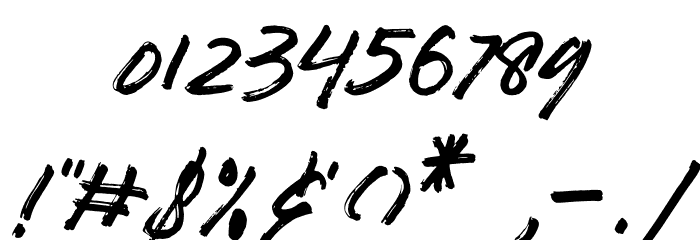 Lucy Black Font OTHER CHARS