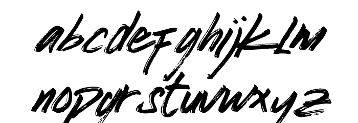 Lucy Black Font LOWERCASE