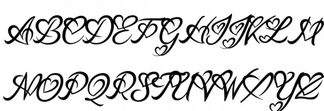 Lucy Said Ok Personal Use Italic Schriftart Groß