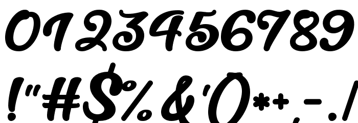 Lucy the Cat Regular Font OTHER CHARS