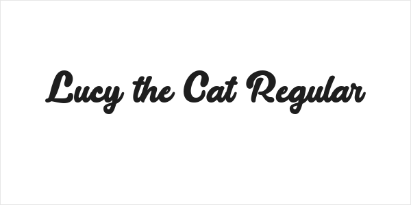 Lucy the Cat Regular Logo