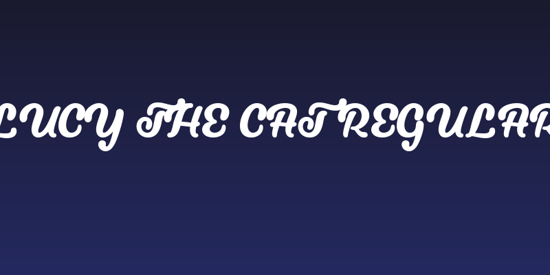 Lucy the Cat Regular Social Header