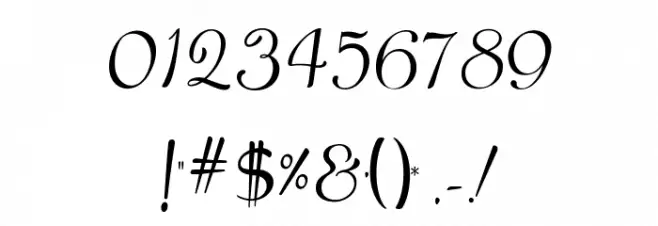 LucyScript Font OTHER CHARS