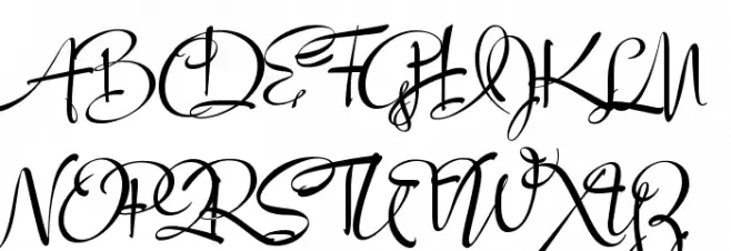LucyScriptCapitals Fonte MAIÚSCULAS