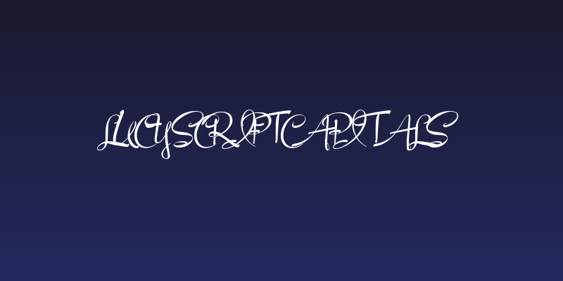 LucyScriptCapitals Social Header