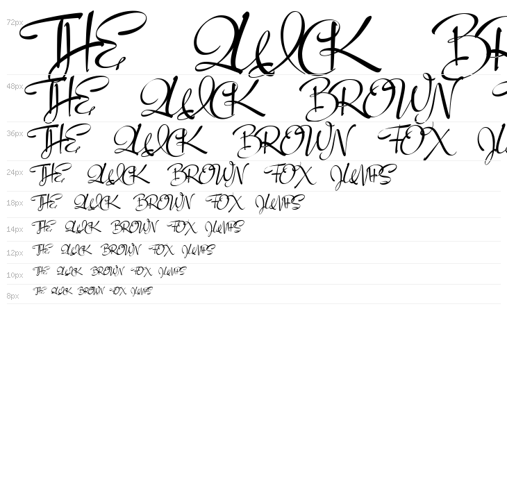 LucyScriptCapitals Waterfall