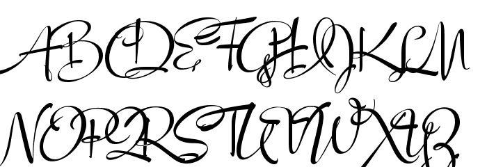 LucyScriptCapitals Font LOWERCASE