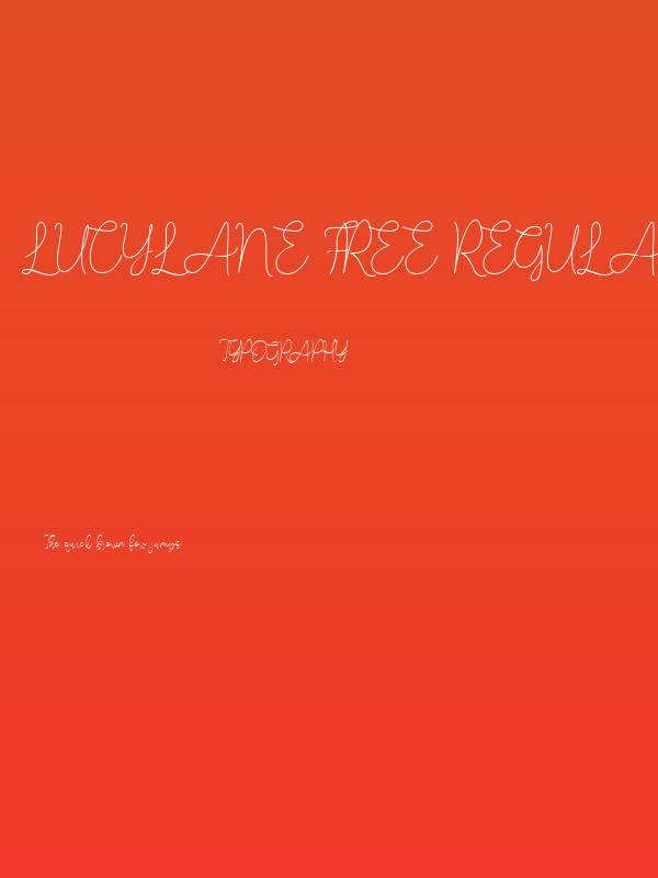 Lucylane Free Regular Poster