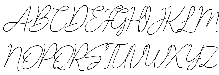 Lucylane Free Slant Font OTHER CHARS