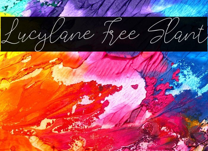 Lucylane Free Slant Example 3