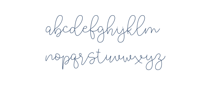 LucylaneFree-Regular Lowercase