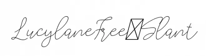 LucylaneFree-Slant  Frei Schriftart Herunterladen