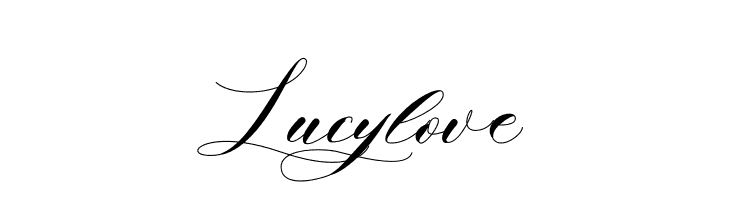Lucylove  Frei Schriftart Herunterladen
