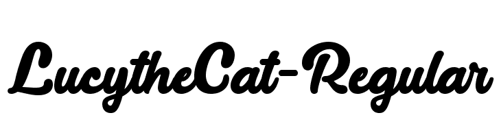 LucytheCat-Regular  Frei Schriftart Herunterladen