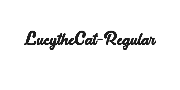 LucytheCat-Regular Logo