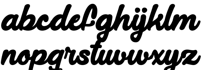 LucytheCat-Regular Font LOWERCASE