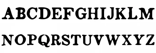 Ludger Duvernay Regular Шрифта ВЕРХНИЙ