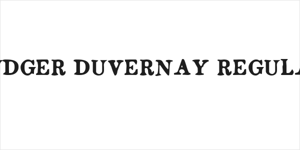 Ludger Duvernay Regular Logo