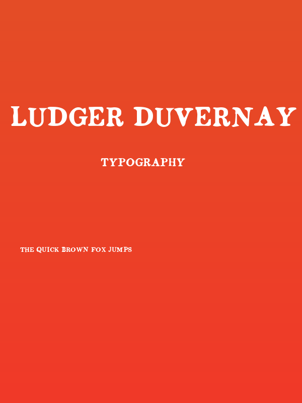 Ludger Duvernay Regular Poster