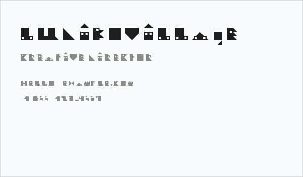 LudikoVillage Business Card