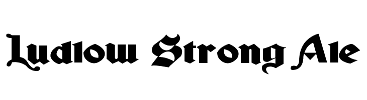 Ludlow Strong Ale  baixar fontes gratis