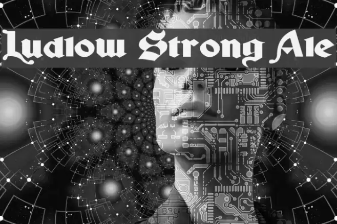 Ludlow Strong Ale Fonte examples