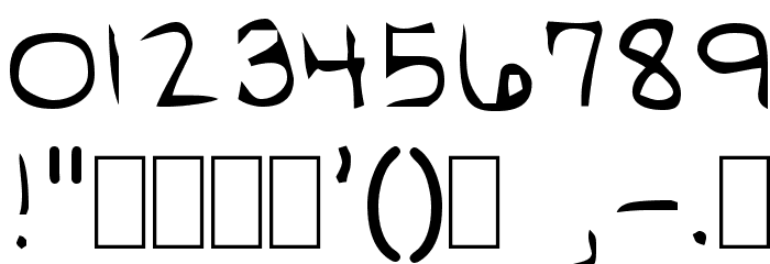 Ludwig LooseBraids Font OTHER CHARS