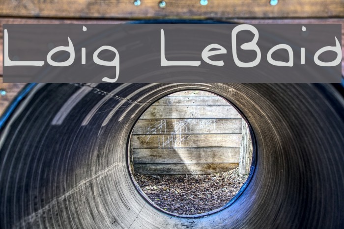 Ludwig LooseBraids Font examples